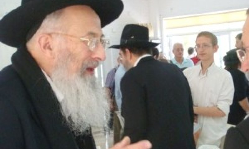 הרב טאו. שיטות מחקר זרות[צילום: משה גליקמן]