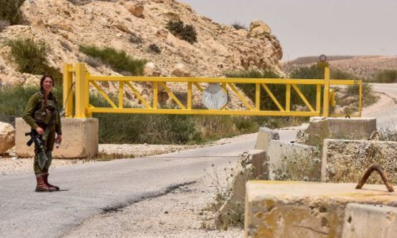 עמדת צה"ל בהר חריף שבה התרחש הפיגוע [צילום: דודו גרינספן/פלאש 90]