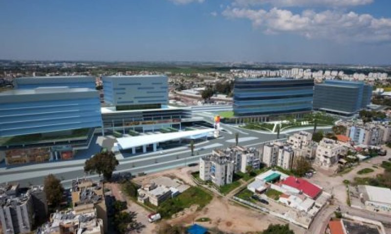 הדמיית פיתוח מתחם הרכבת בלוד