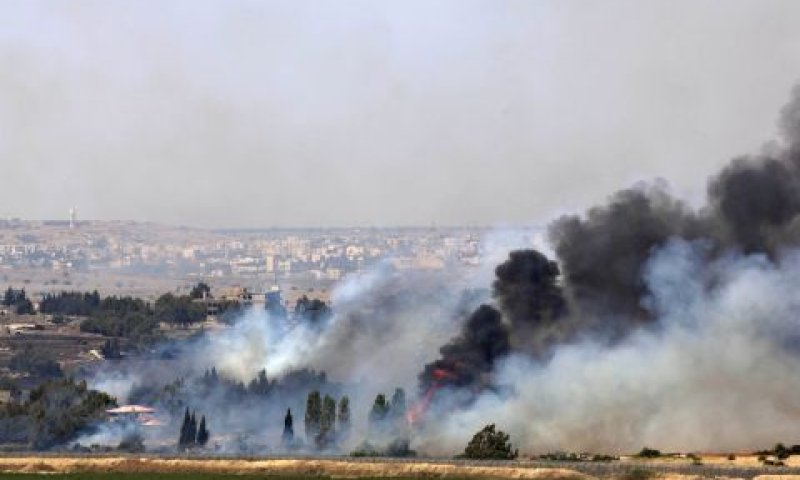 מטרות הופצצו סמוך לגבול עם ישראל [צילום ארכיון: AP]