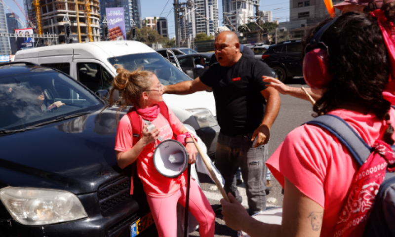 יום ההפגנות היום התאפיין בהתנגשויות בין הצדדים [צילום: אריק מרמור, פלאש 90]
