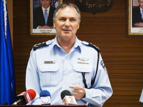 המפכ"ל יוחנן דנינו. שפל חסר תקדים בתדמית המשטרה [צילום: פלאש 90]