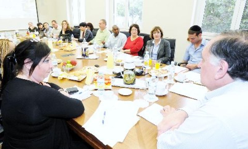 ישיבת ועדת החינוך של הכנסת בחיפה, היום [צילום: צבי רוגר / דוברות עיריית חיפה]