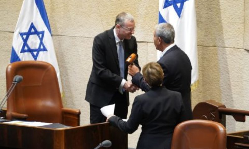 מיקי לוי ויריב לוין [צילום: דני שם-טוב/דוברות הכנסת]