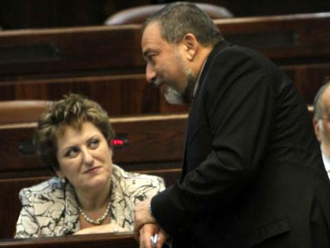 ליברמן וקירשנבאום [צילום: פלאש 90]