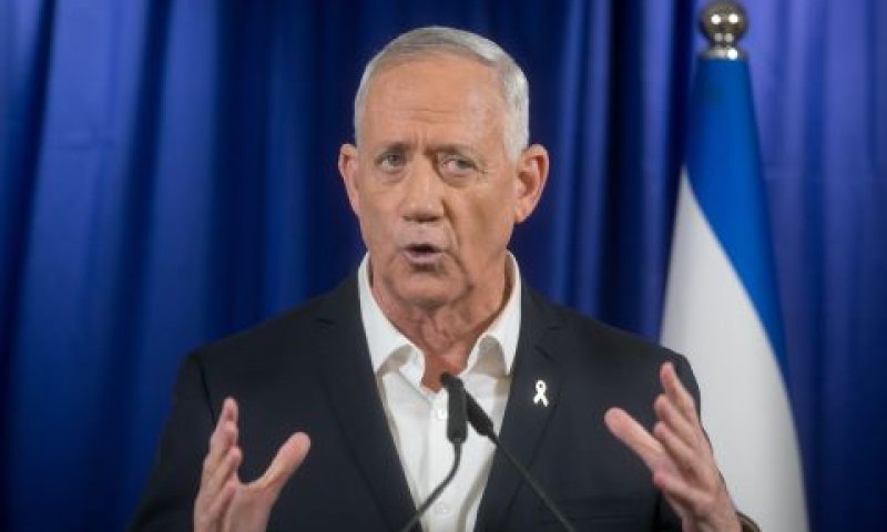 גנץ. "מסר חשוב" [צילום: מרים אלסטר/פלאש 90]