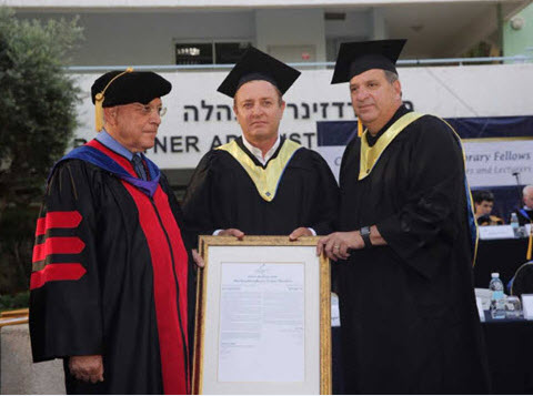 אוריאל רייכמן ואודי רקנאטי עם זיו אבירם [צילום: אורן שלו]