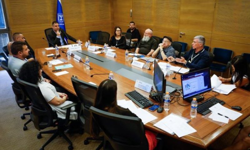 חברי ועדת השמות הממשלתית בוועדה לפניות הציבור [צילום: נועם מושקוביץ/דוברות הכנסת]