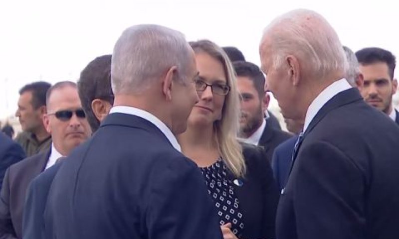 ביידן בביקורו בישראל עם ראש הממשלה נתניהו