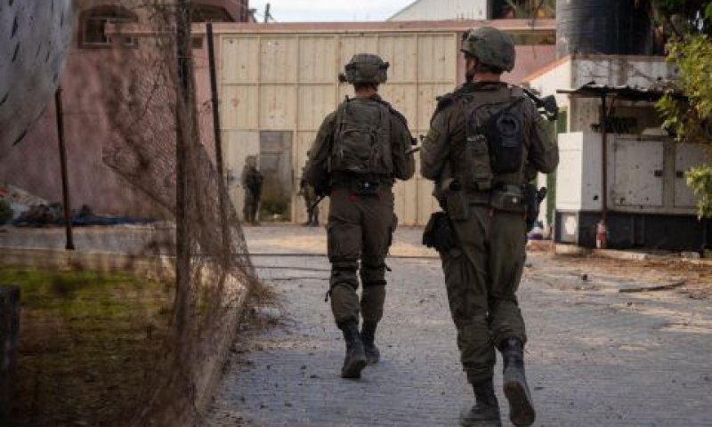 לוחמי צק"ח גבעתי בלב ג'באליה [צילום: דובר צה''ל]
