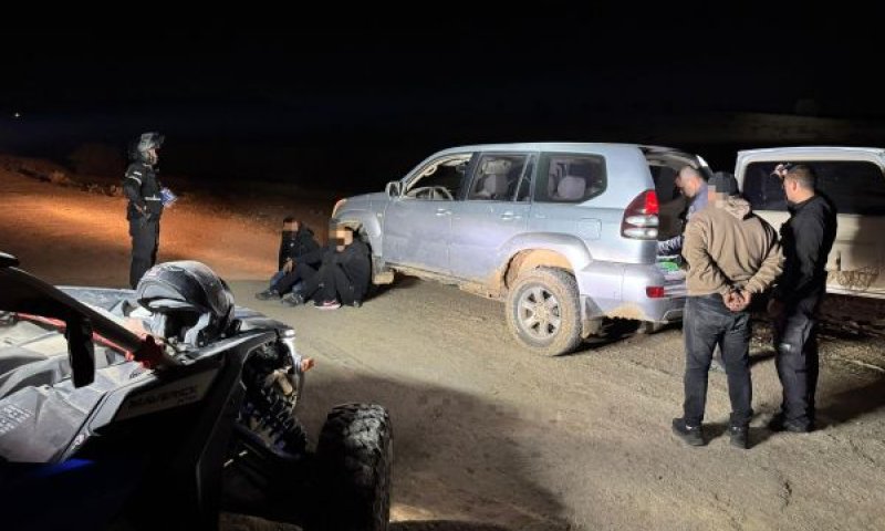 9 חשודים נעצרו בגל מעצרים בנגב [צילום: דוברות המשטרה]