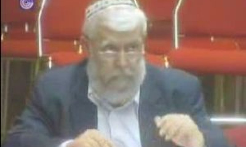 לוי. ביקש לאסור פרסום 20 ימים לפני הבחירות [צילום: ערוץ 1]