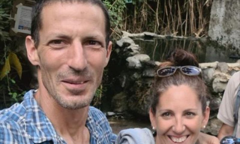 אביב אצילי ז"ל הי"ד עם אשתו ליאת