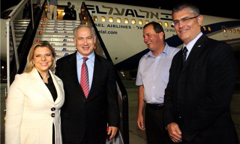 נתניהו בדרך לחו"ל. התקציב הוכפל [צילום: סיון פרג&acute;]