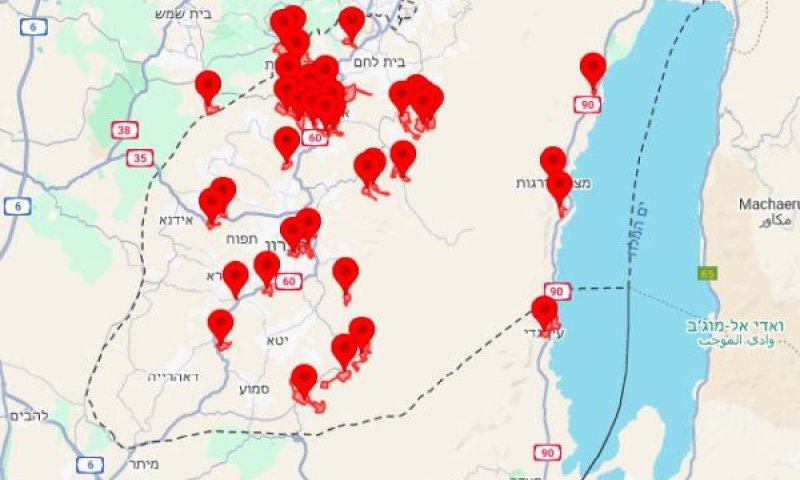 מפת ההתרעות