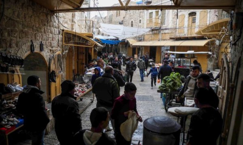 השוק בחברון. פלישות טריות השנה [צילום: ויסאם השלמון, פלאש 90]