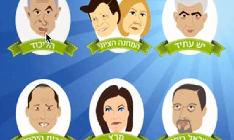 השחקן בסרטון מעדיף את הליכוד. ואתם? [צילומסך]