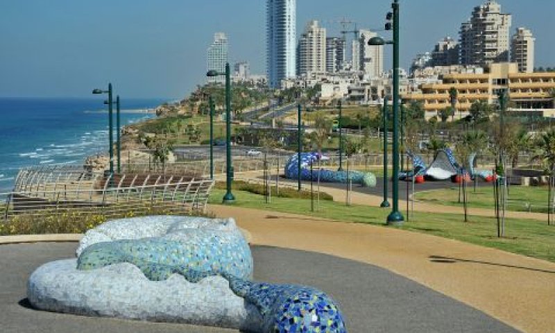 טיילת גאודי בנתניה [צילום: דוברות עיריית נתניה]