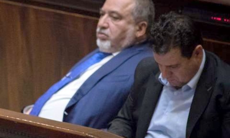 איימן עודה ואביגדור ליברמן [צילום: הדס פרוש/פלאש 90]