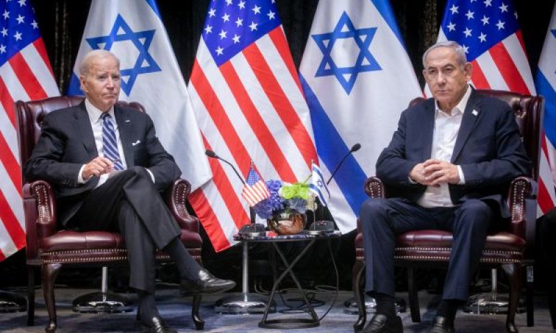 ביידן בביקורו בארץ. הפסקה זמנית [צילום: מרים אלסטר/פלאש 90]