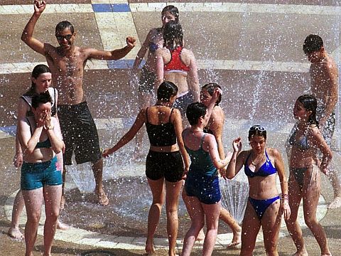 מצטננים במים