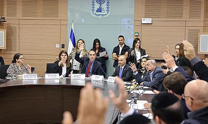 ההצבעה בוועדה המסדרת [צילום: נועם מושקוביץ, דוברות הכנסת]