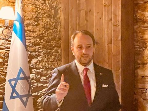 חבר הפרלמנט הבלגי, מיכאל פרייליך [צילום: BBIP]