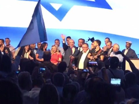 לא כל הח"כים והשרים הגיעו [צילום: מן הטלוויזיה]