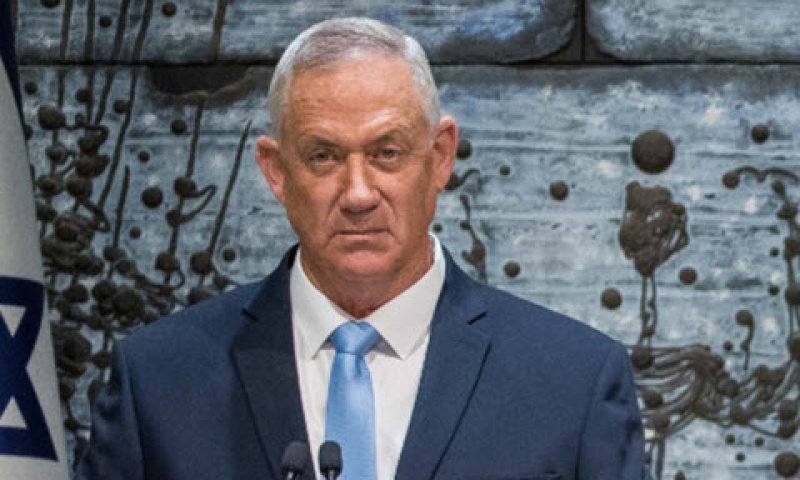 גנץ. פגישת מו"מ ראשונה [צילום: יונתן זינדל/פלאש 90]