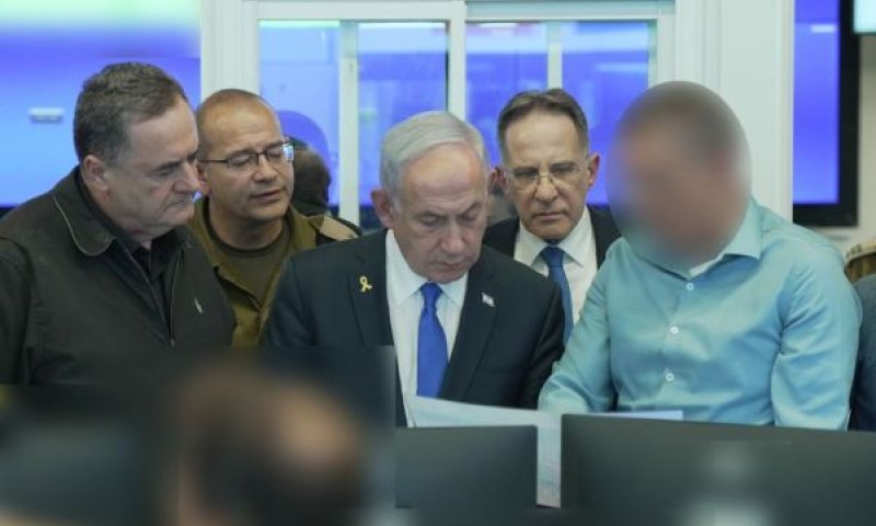 בנימין נתניהו, ישראל כ"ץ ובכירי צה"ל ושב"כ מנהלים את המבצע