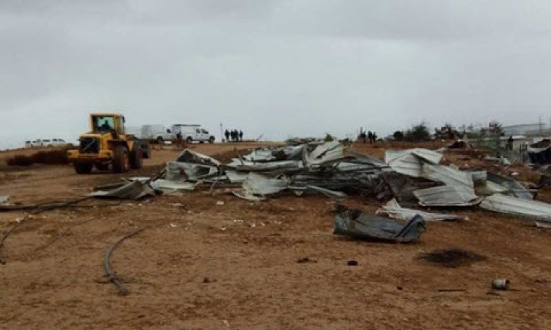 פינוי במסגרת מבצע עקיפה בנגב [צילום: רשות מקרקעי ישראל]