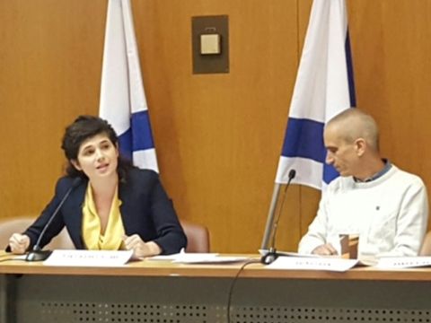 אברי גלעד ושרן השכל בכינוס ראשון של השדולה