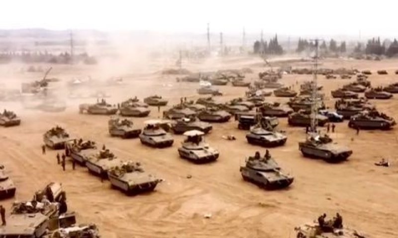 טנקים בפעילות הקרקעית ברצועת עזה [צילום: דובר צה"ל]