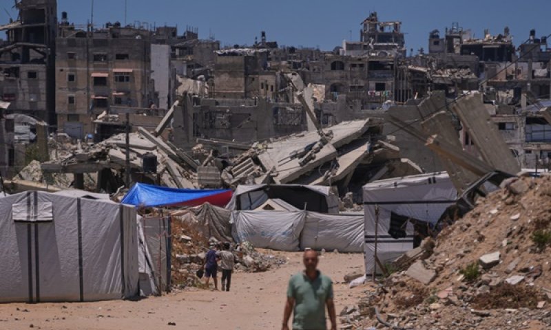 "יש פה מלכוד" [צילום: עבד אל קרים חאנה, AP]