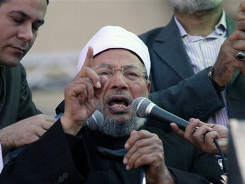 השיח' יוסוף אל-קרדאווי, היום [צילום: AP]