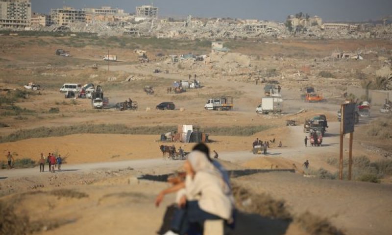 עזה אחרי הפצצה, אתמול [צילום: עלי חסן/פלאש 90]