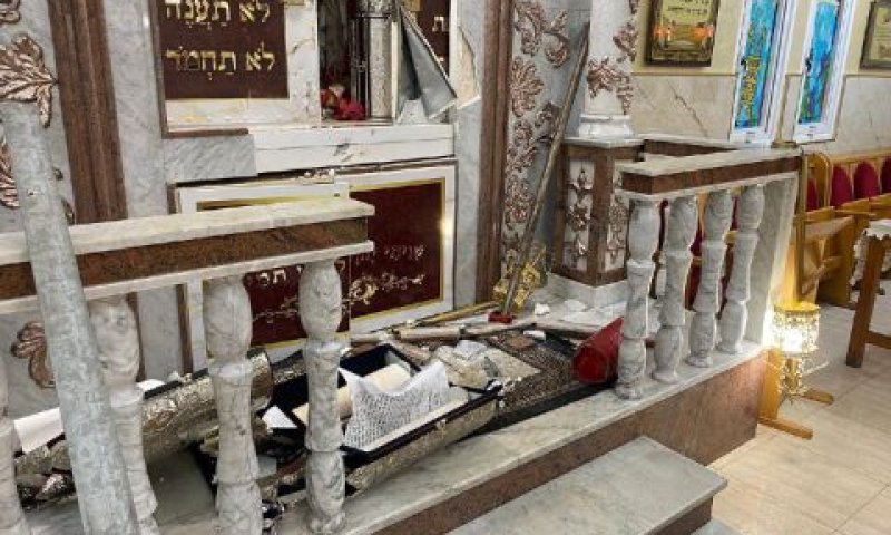 הרס מול ההיכל [צילום: הקו החרדי]