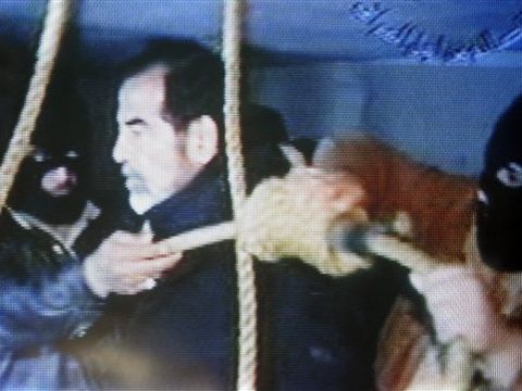 סדאם חוסיין. הוצא להורג