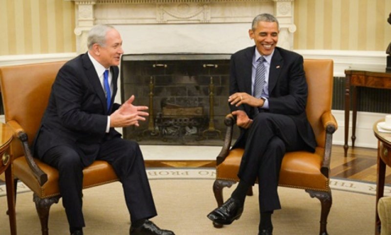 נתניהו ואובמה. פגישה נינוחה [צילום: חיים צח, פלאש 90]