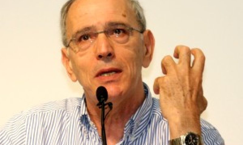 משה לדור באוניברסיטת בר אילן [צילום: יוני רייף]