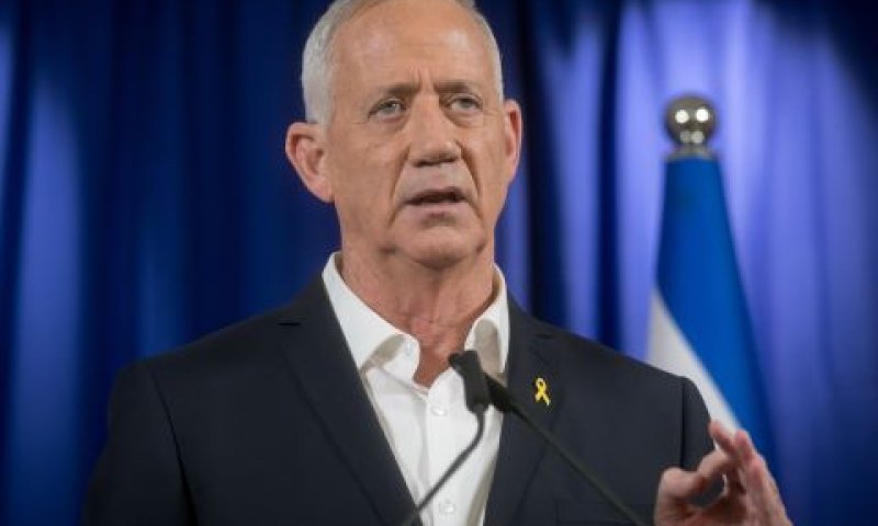 גנץ. הציב אולטימטום לפני שלושה שבועות [צילום: מרים אלסטר/פלאש 90]