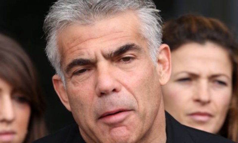 לפיד. נילחם נגד הסחטנות הפוליטית [צילום: פלאש 90]