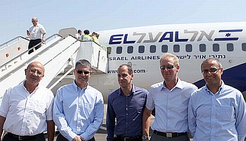 ראשי הנהלת אל על בסיור באילת. קוראים לעידוד התיירות בדרום [צילום: סיוון פרג´]