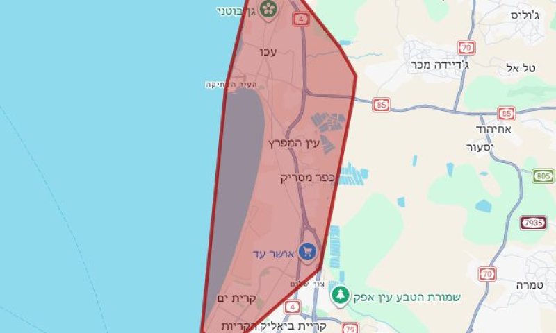 מפת ההתרעות