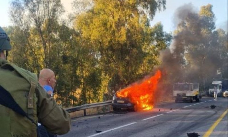 זירת הפגיעה הקטלנית [צילום: שימוש לפי סעיף 27א לחוק זכויות יוצרים]