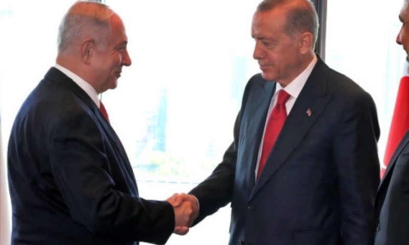 ארדואן ונתניהו בפגישתם בניו יורק [צילום: אבי אוחיון, לע"מ]