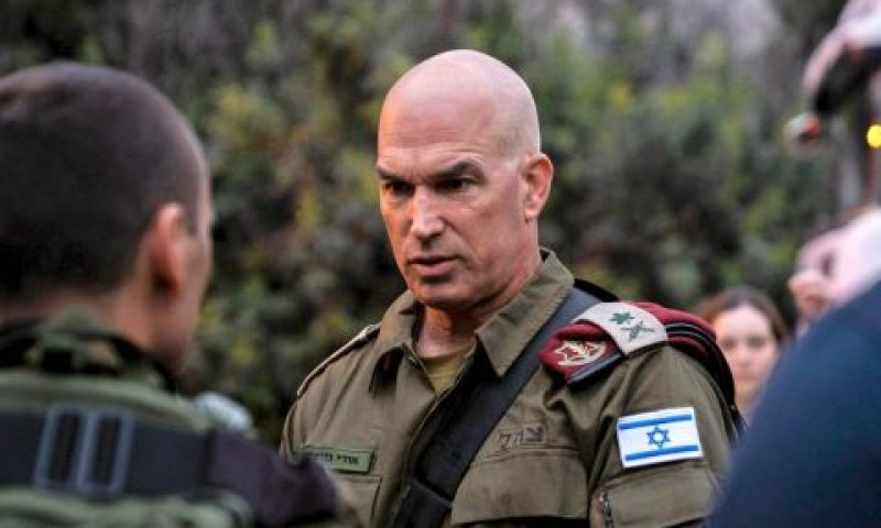 אלוף גורדין. נחבל קלות [צילום: דובר צה"ל]