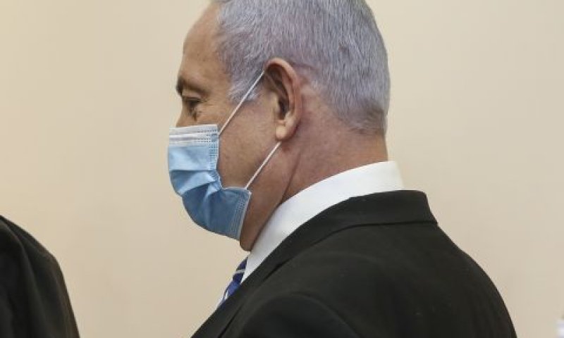 נתניהו בבית המשפט [צילום: פלאש 90]