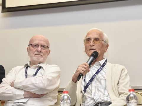עם פרופ' אברהם למפל ז"ל [צילום: דוברות הטכניון]