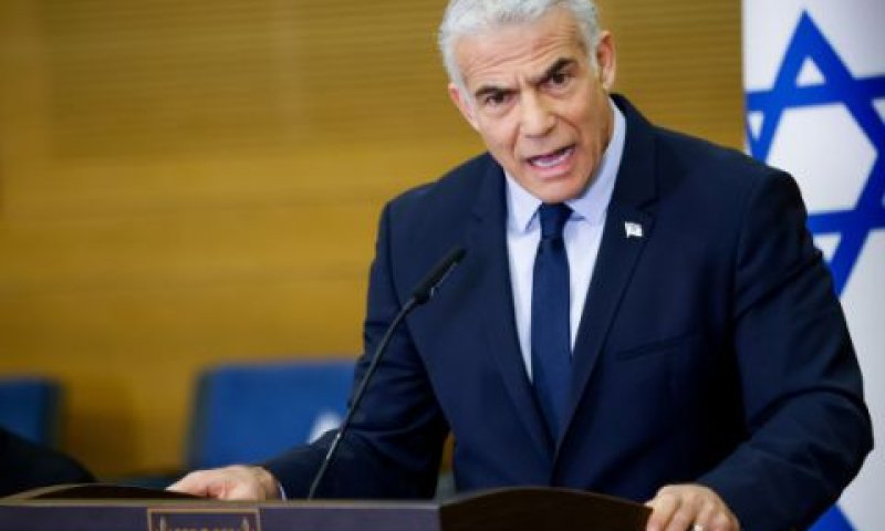 לפיד. זועם [צילום: אוליביה פיטוסי/פלאש 90]